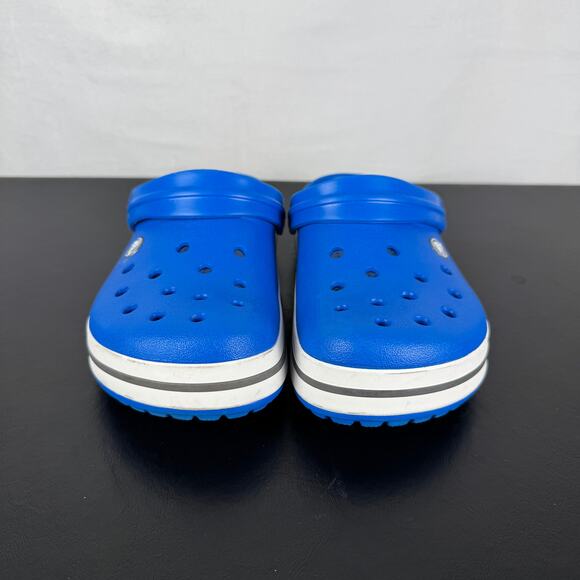CROCS CrocBand Blue Clog Slip On Sandals Unisex Ladies Size 8 - Picture 7 of 9